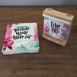 Katy Fults Set - Dream Your Heart Out-Devotional Journal & Words of the Week New
